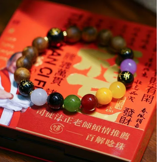 非金屬木質手環 【司徒法正】百解智慧手串祈福百搭